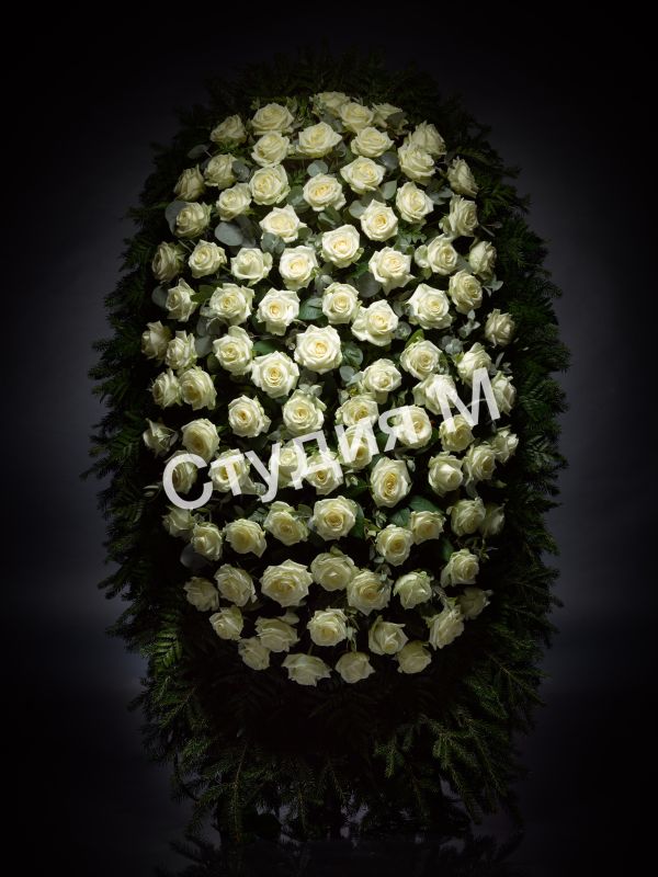 Венки из живых цветов №17 (140-150 см)