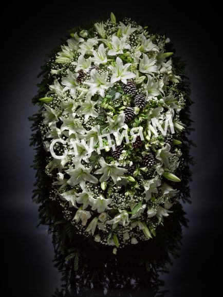 Венки из живых цветов №14 (180-200 см)