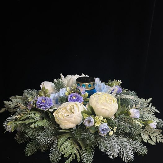 Траурная композиция с лампадой №5