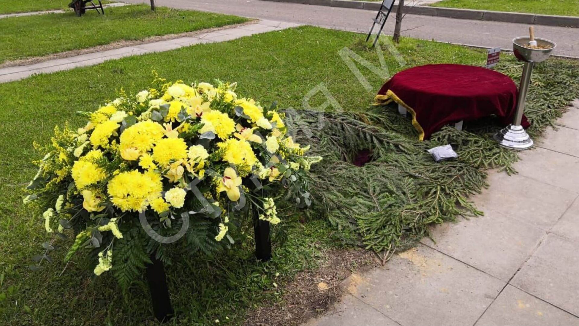 Оформление мест захоронения