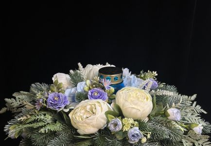 Траурная композиция с лампадой №5