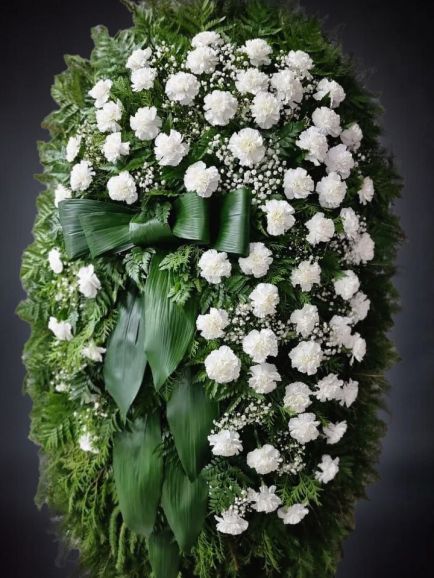 Венки из живых цветов №21 (140-150 см)